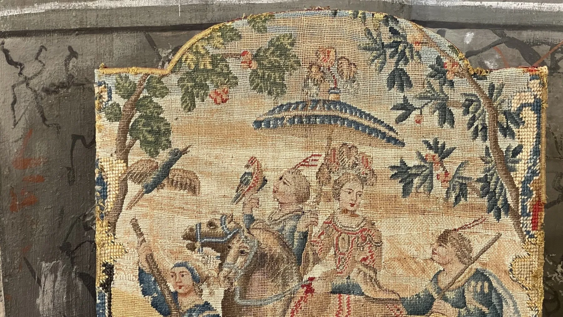 18TH CENTURY FRENCH NEEDLEWORK