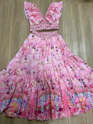 2-piece Printed Dress