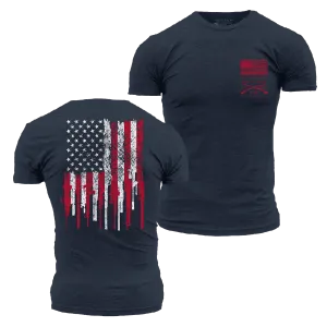 2A Stars and Stripes T-Shirt - Midnight Navy