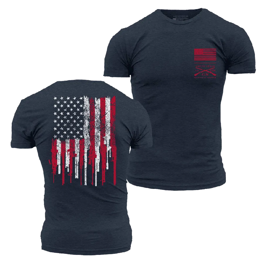 2A Stars and Stripes T-Shirt - Midnight Navy