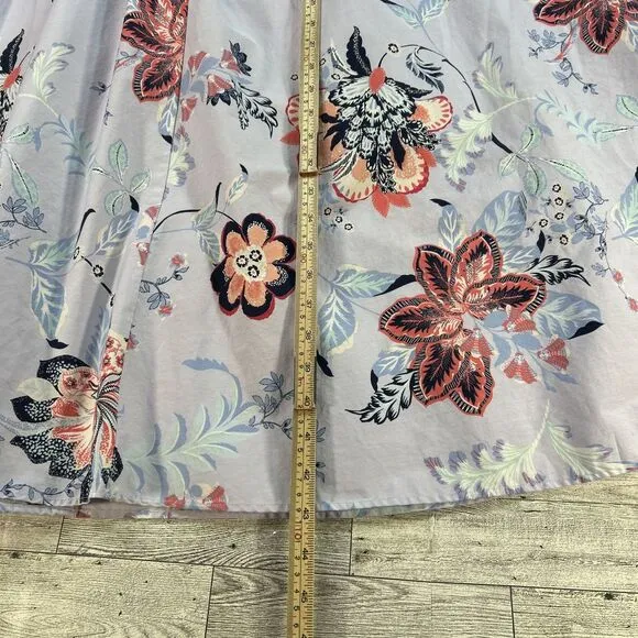 7Th Avenue Maxi Skirt Women XS Multicolor Hawaiian Tropical Vacation Resort