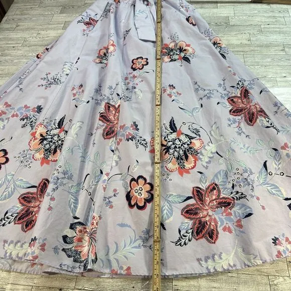 7Th Avenue Maxi Skirt Women XS Multicolor Hawaiian Tropical Vacation Resort
