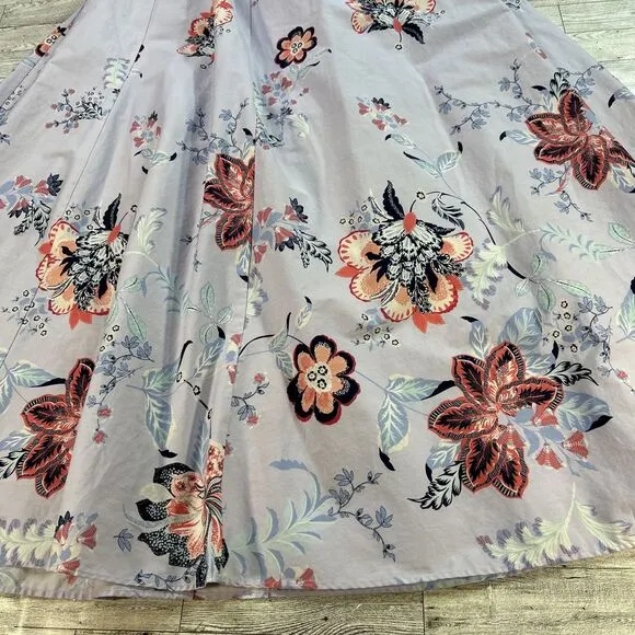 7Th Avenue Maxi Skirt Women XS Multicolor Hawaiian Tropical Vacation Resort