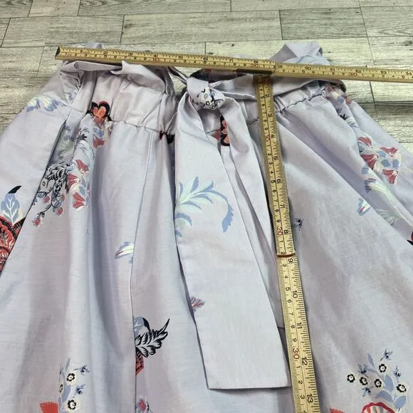 7Th Avenue Maxi Skirt Women XS Multicolor Hawaiian Tropical Vacation Resort