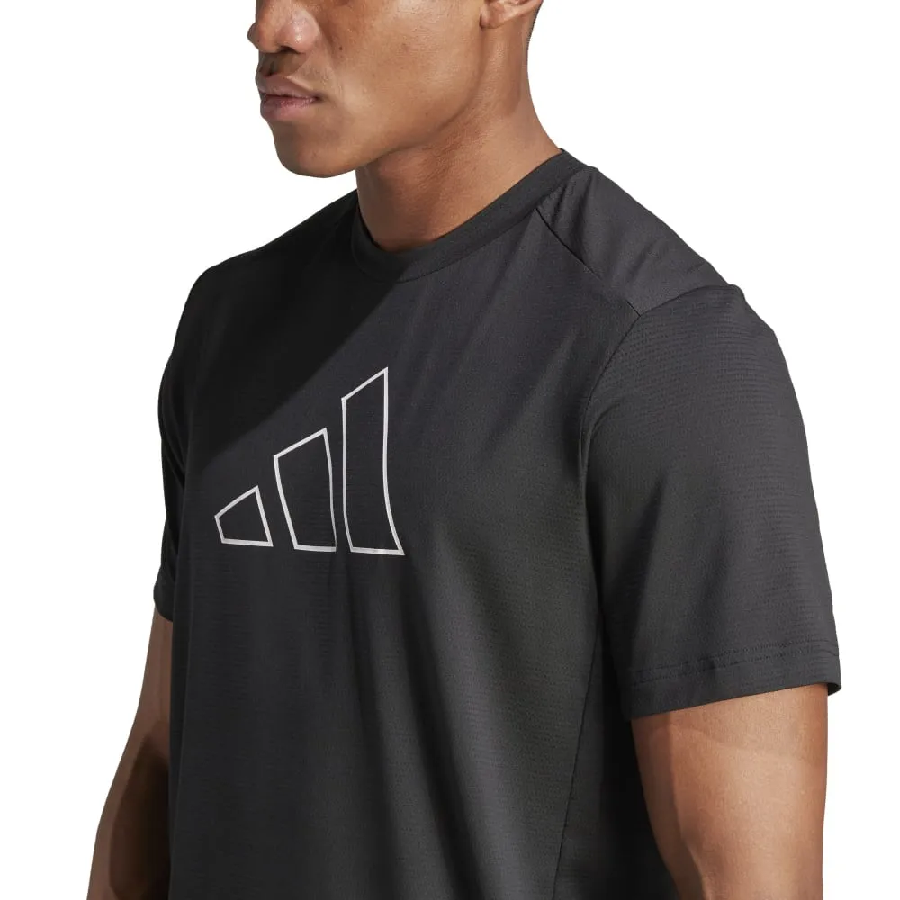 Adidas Mens Train Icons Big Logo Tee