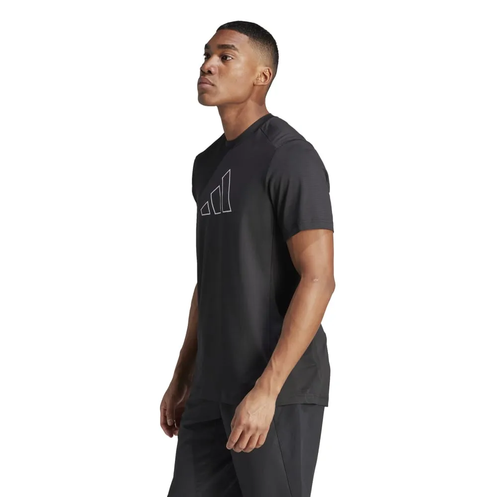 Adidas Mens Train Icons Big Logo Tee
