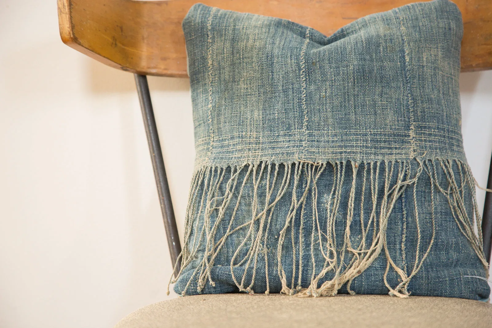 African Indigo Handmade Pillow