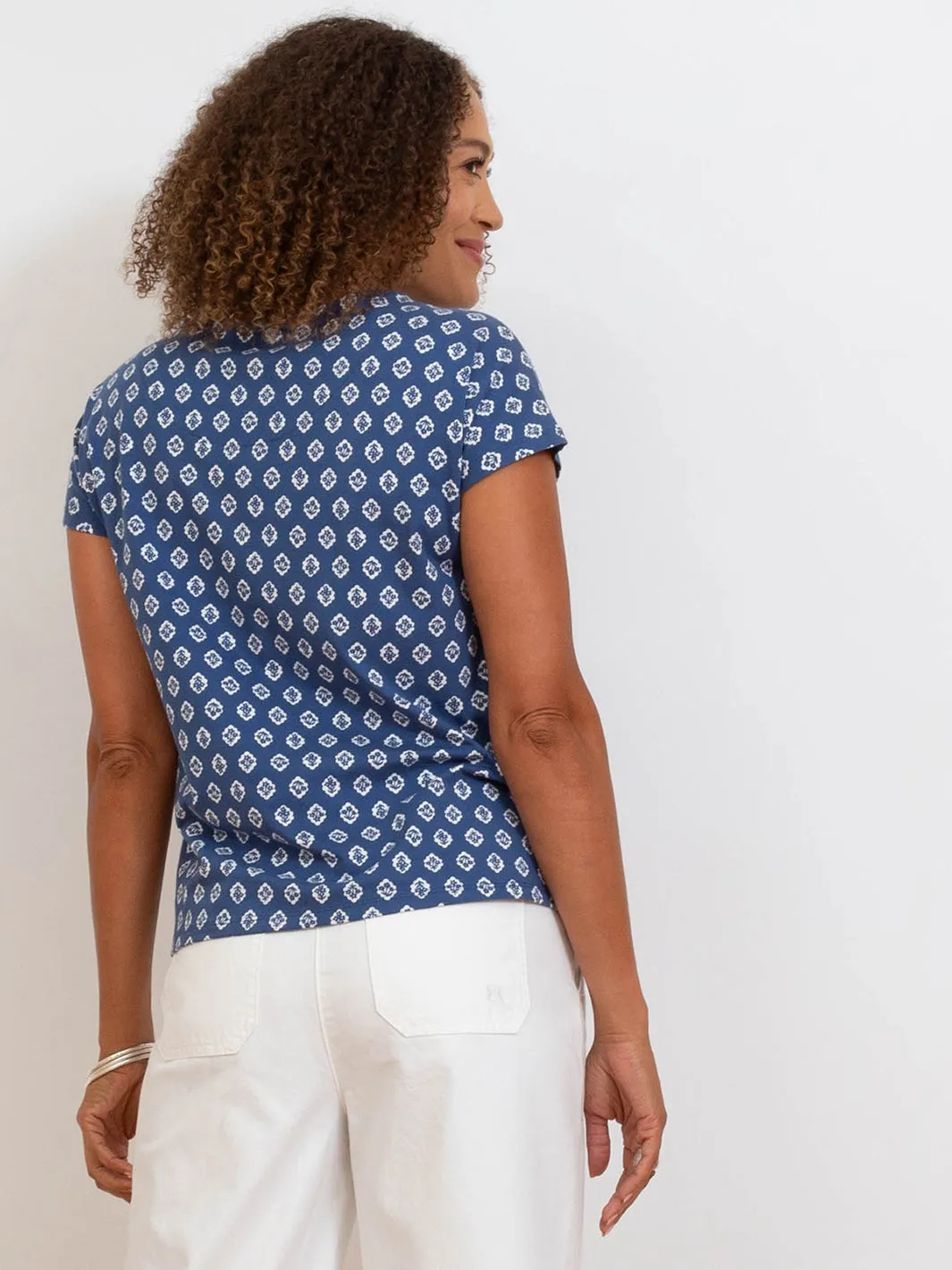 Alum jersey top fleur