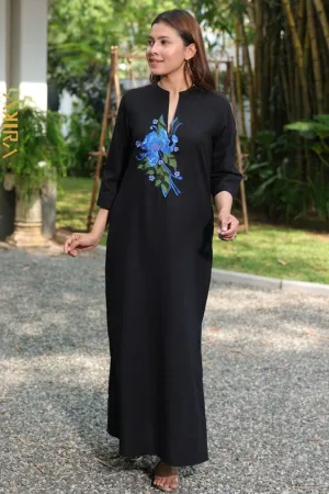 Amani Designer Dress | Kaftan, Bohemian Dress, Floral Dress, Boho Maxi Dress
