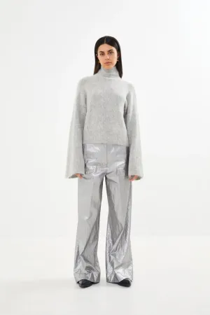 Antique Silver Wide leg pant