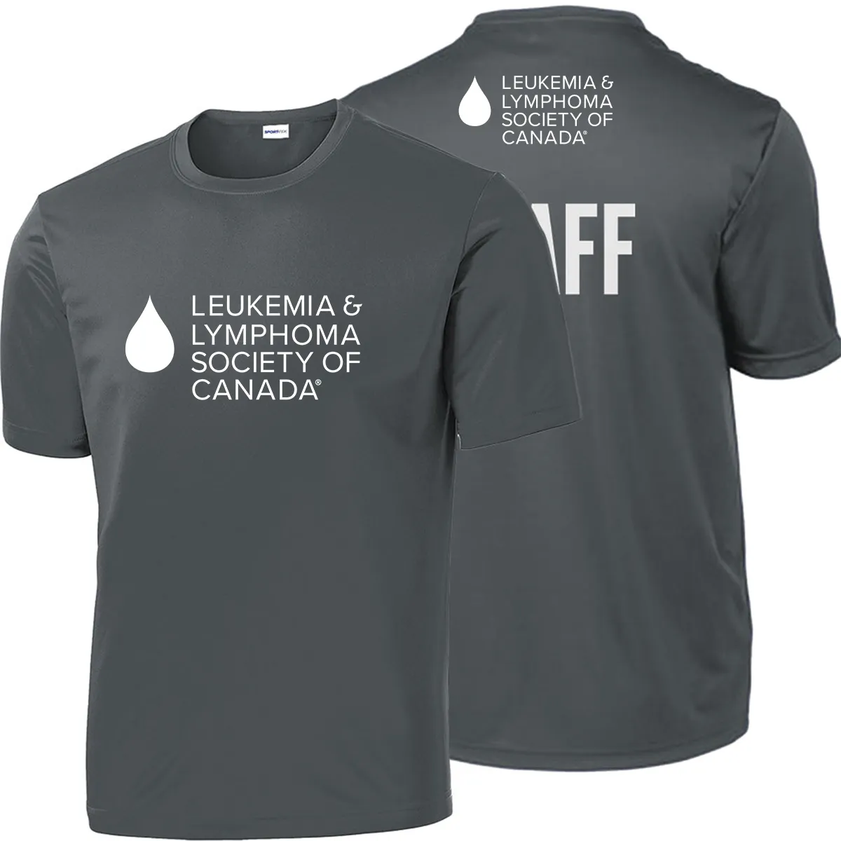 Apparel - Men's - Grey STAFF Shirt - Canada Logo - LLSC104