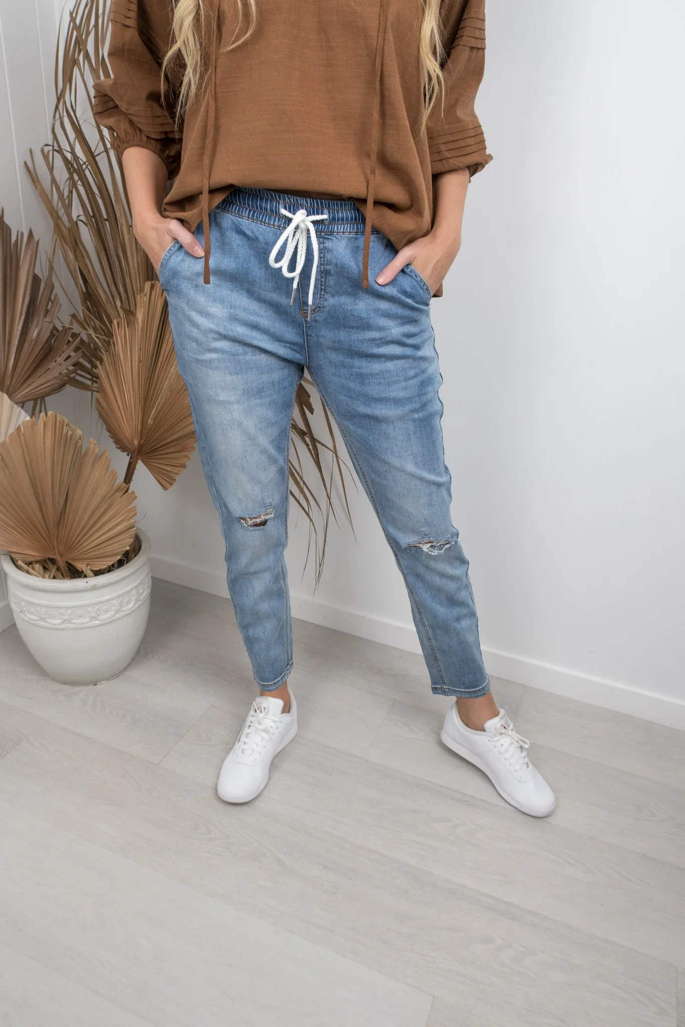 Archie Joggers- Denim