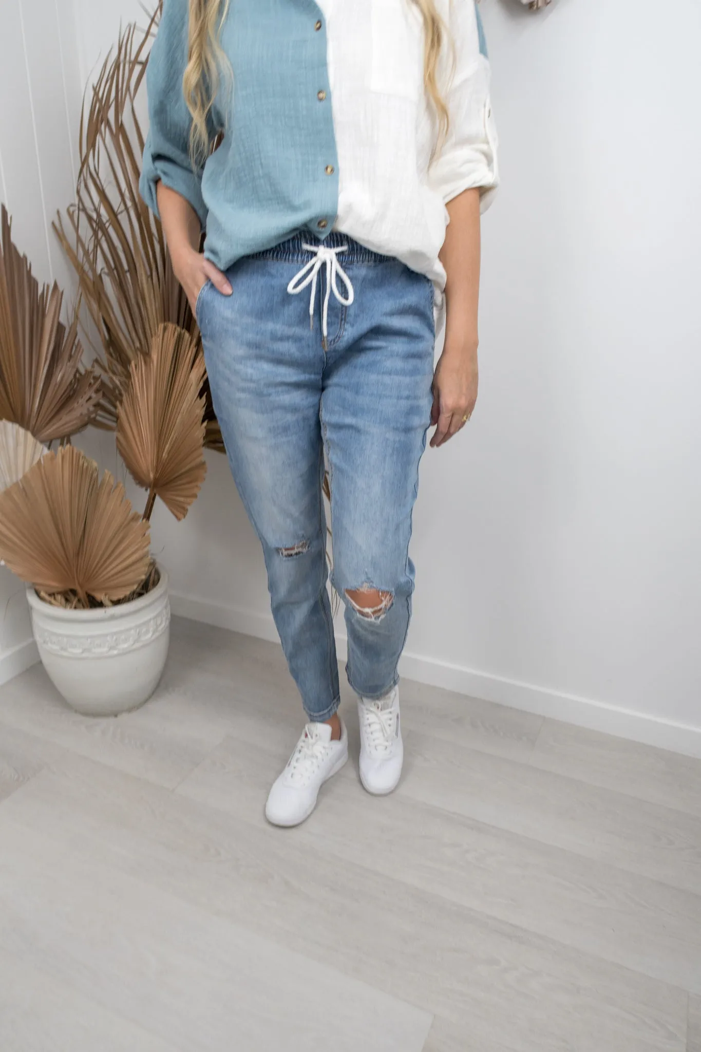 Archie Joggers- Denim