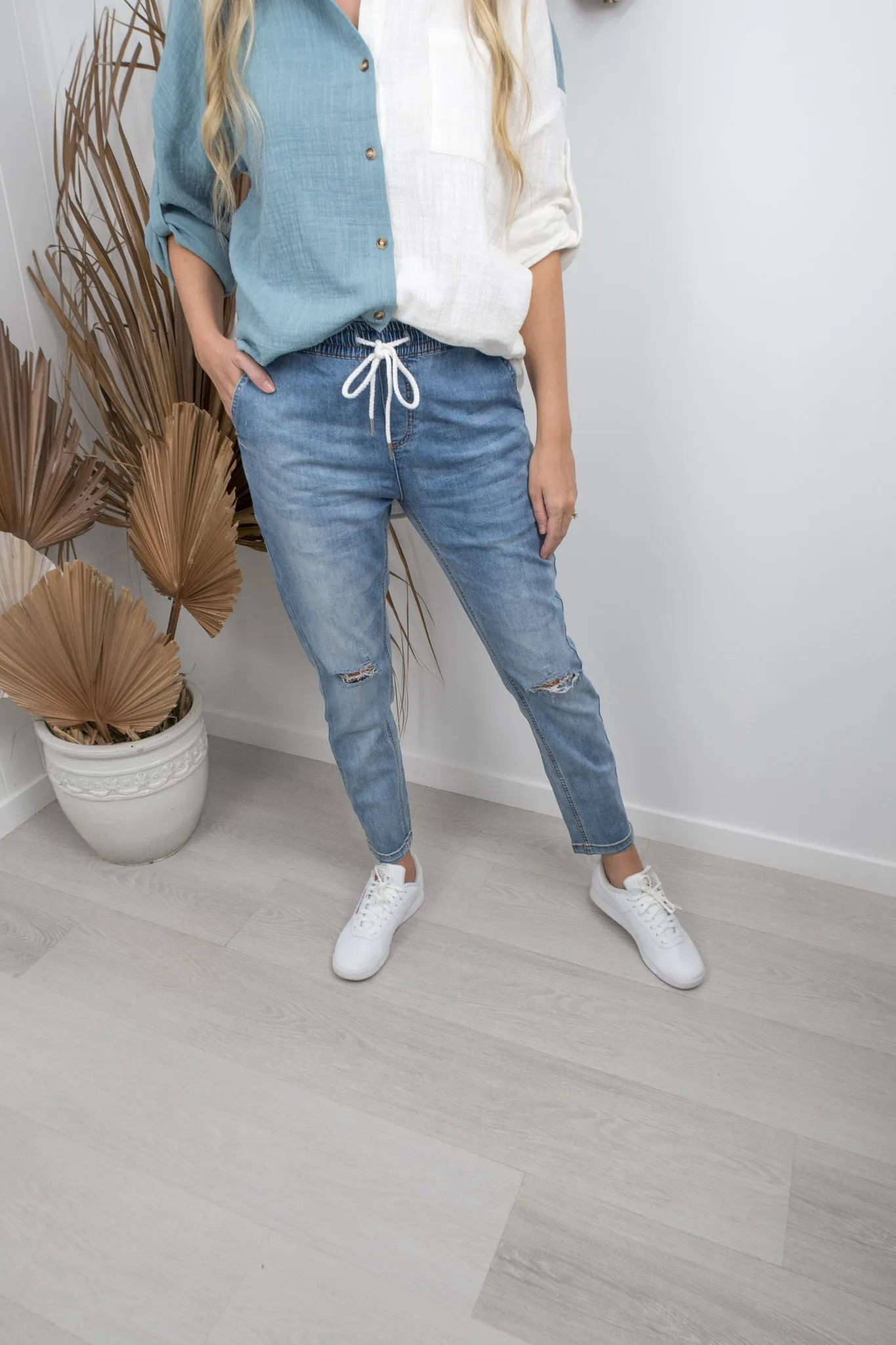 Archie Joggers- Denim