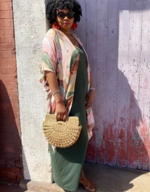 Army Green Maxi Curvy