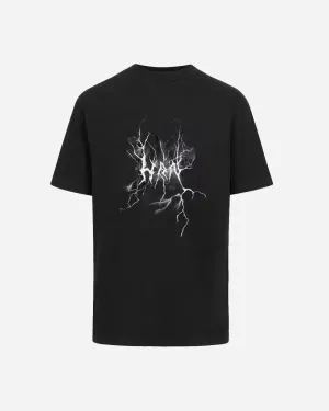 Artwork Boxy Tee Short Sleeve - Faded Black
