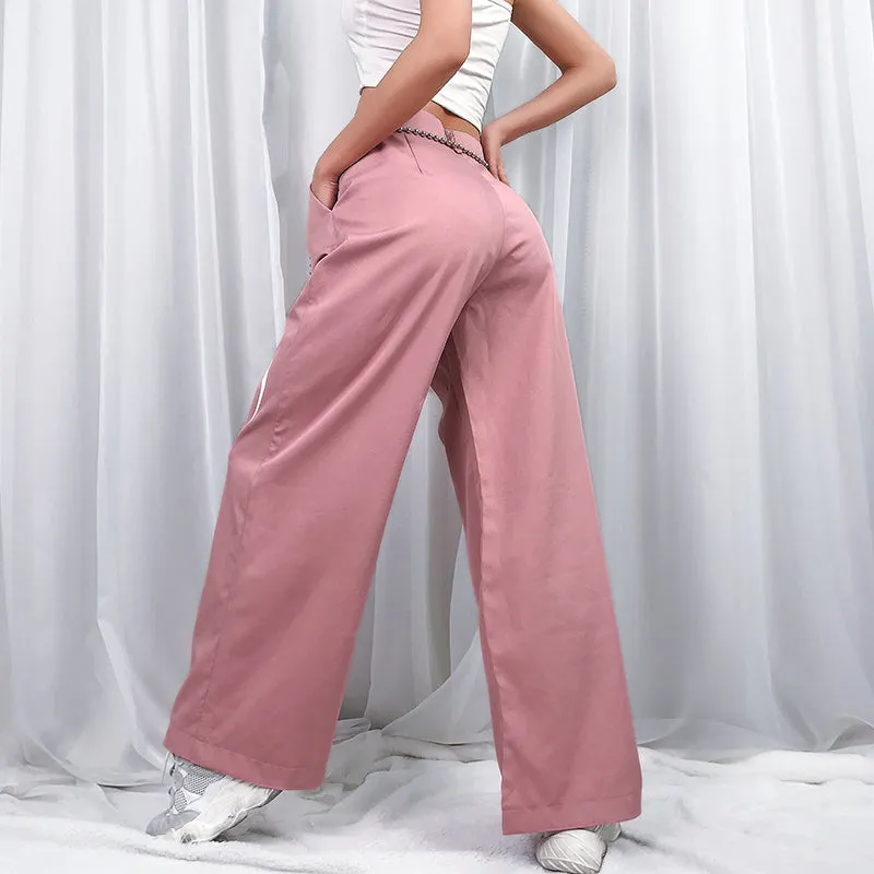 “ASYMMETRIC PRINTING” PANTS W041901