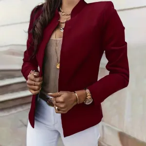 Autumn Winter Women Thin Blazers 2024