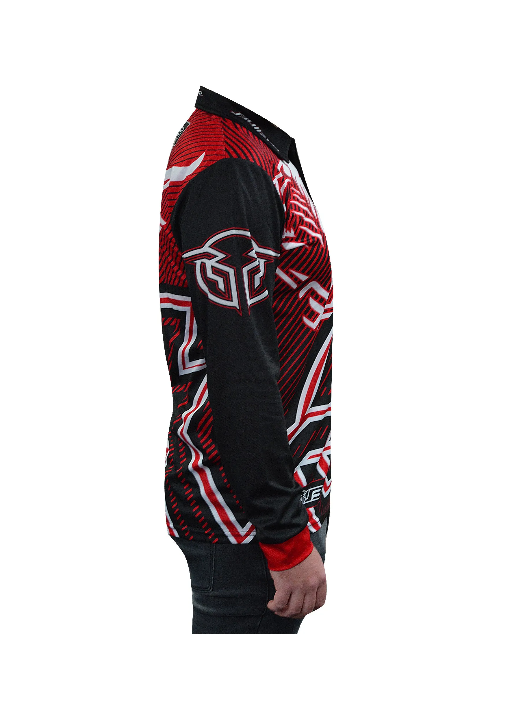 B0S1568014 Bullzye Men's Charging Bull L/S