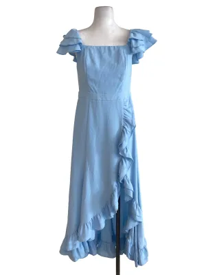Baby Blue Flowy Dress TCL