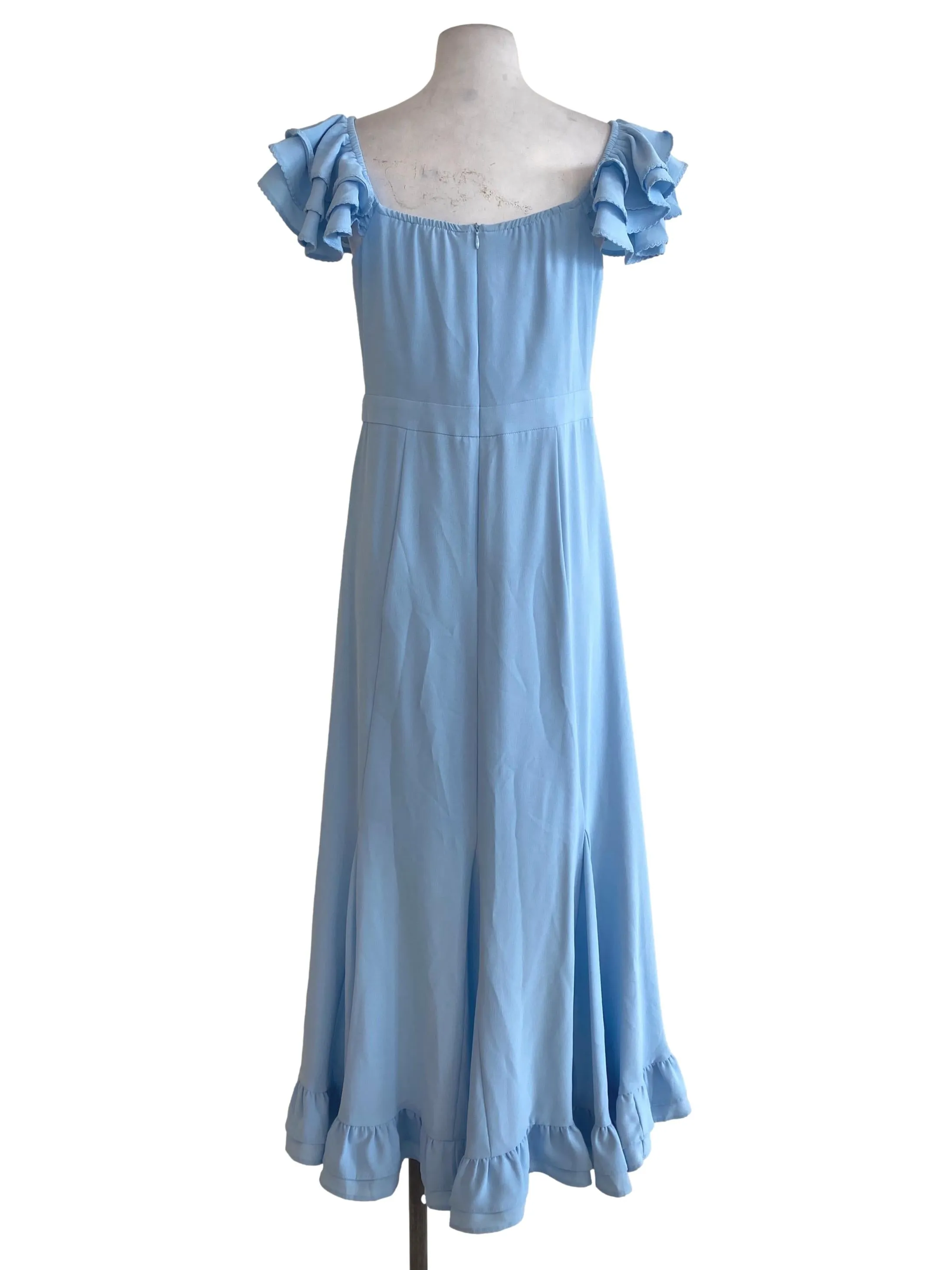 Baby Blue Flowy Dress TCL