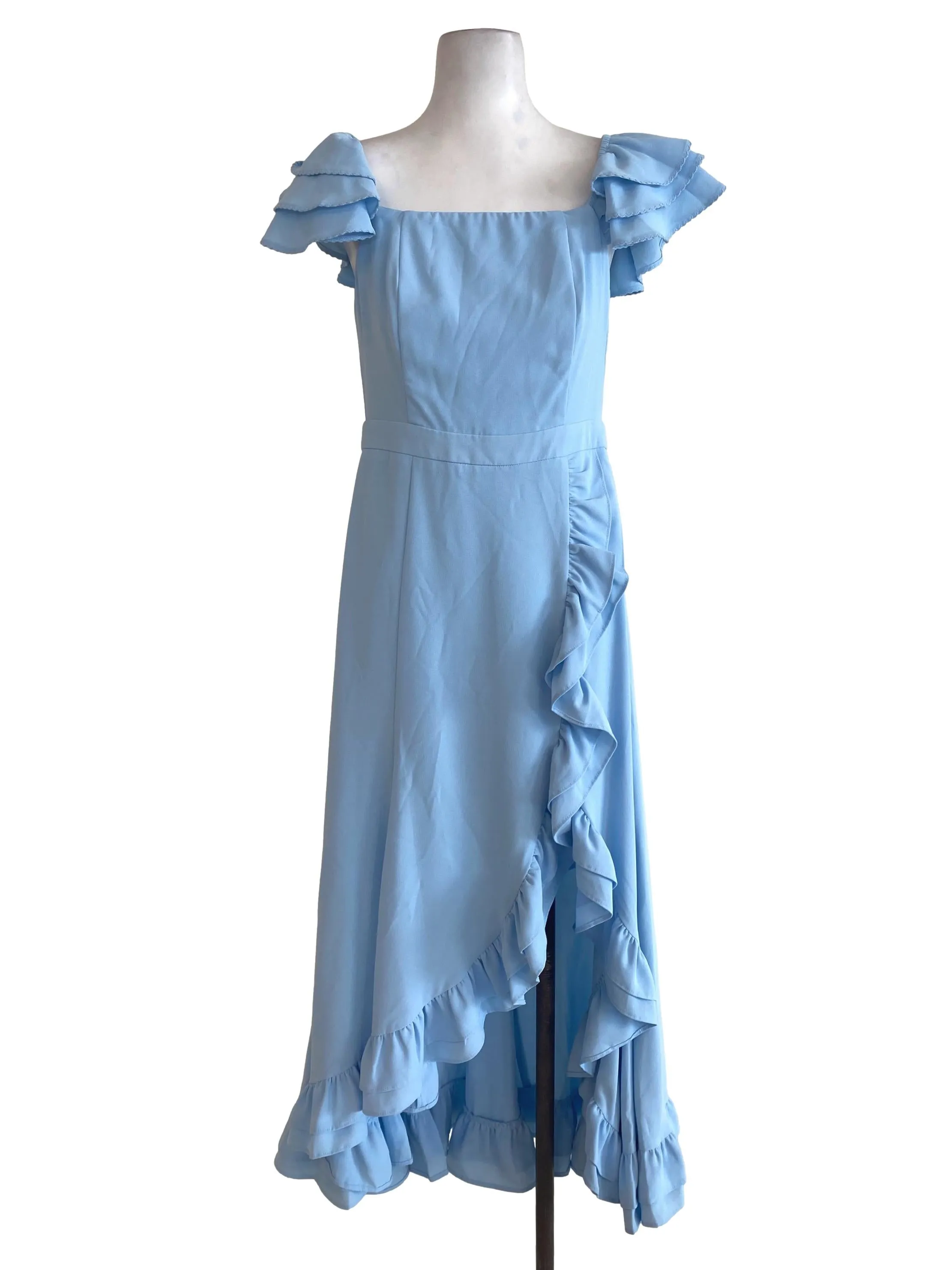 Baby Blue Flowy Dress TCL