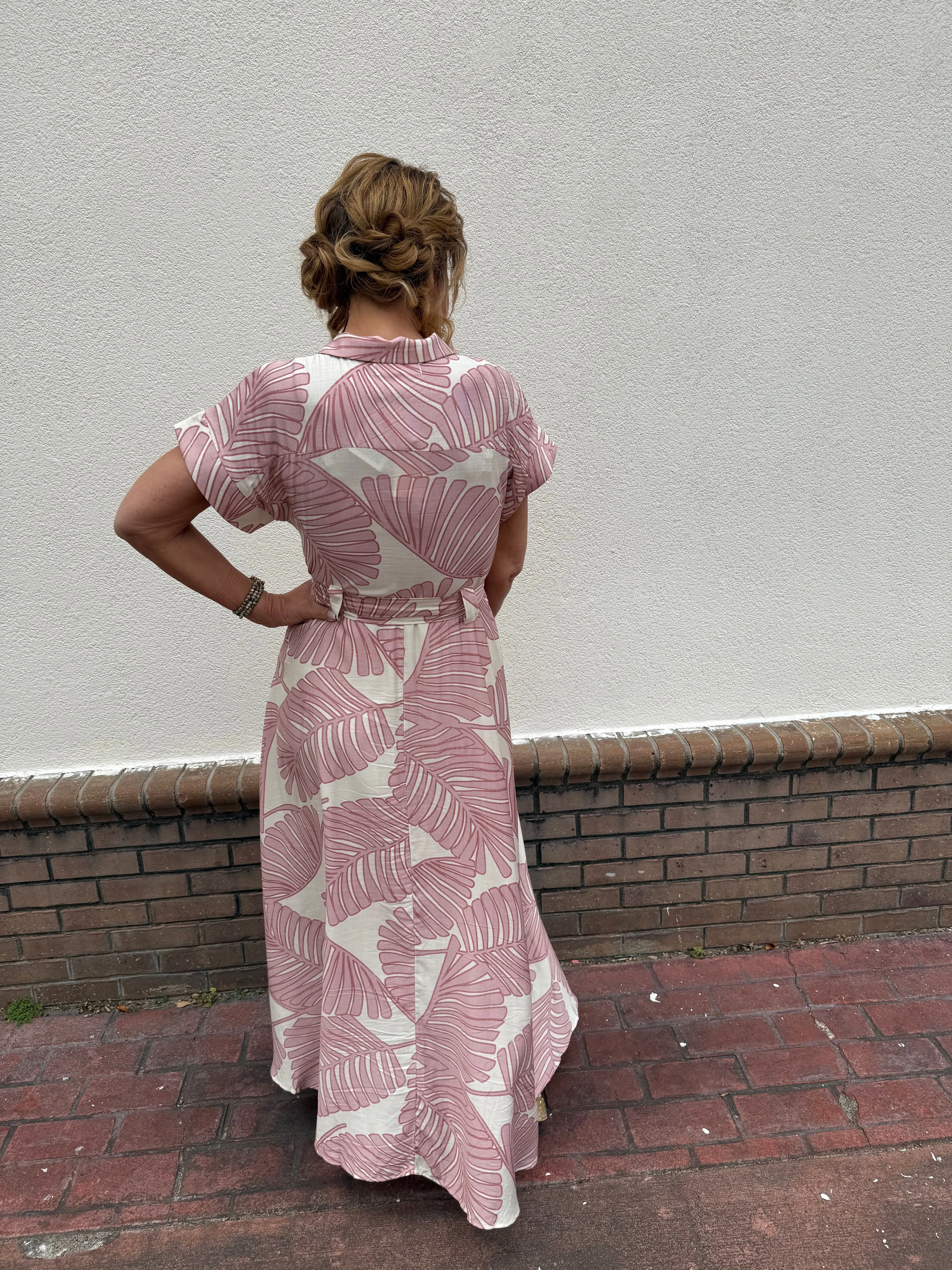 Bali Palm Maxi Dress