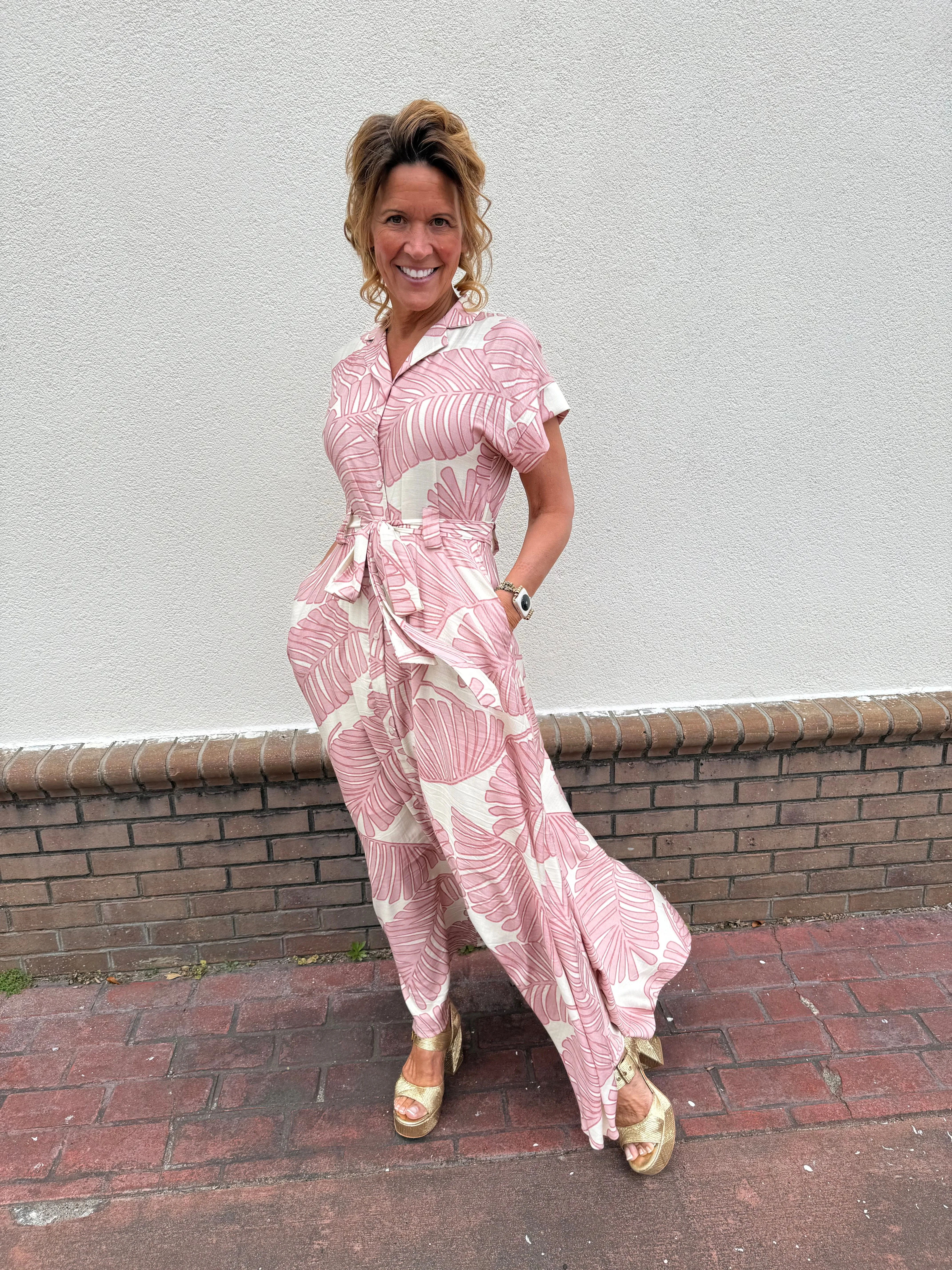 Bali Palm Maxi Dress