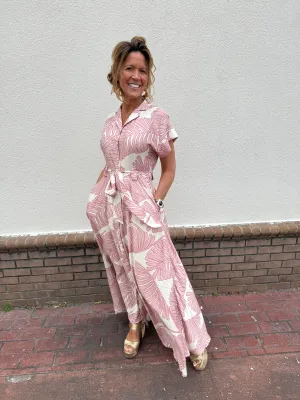 Bali Palm Maxi Dress