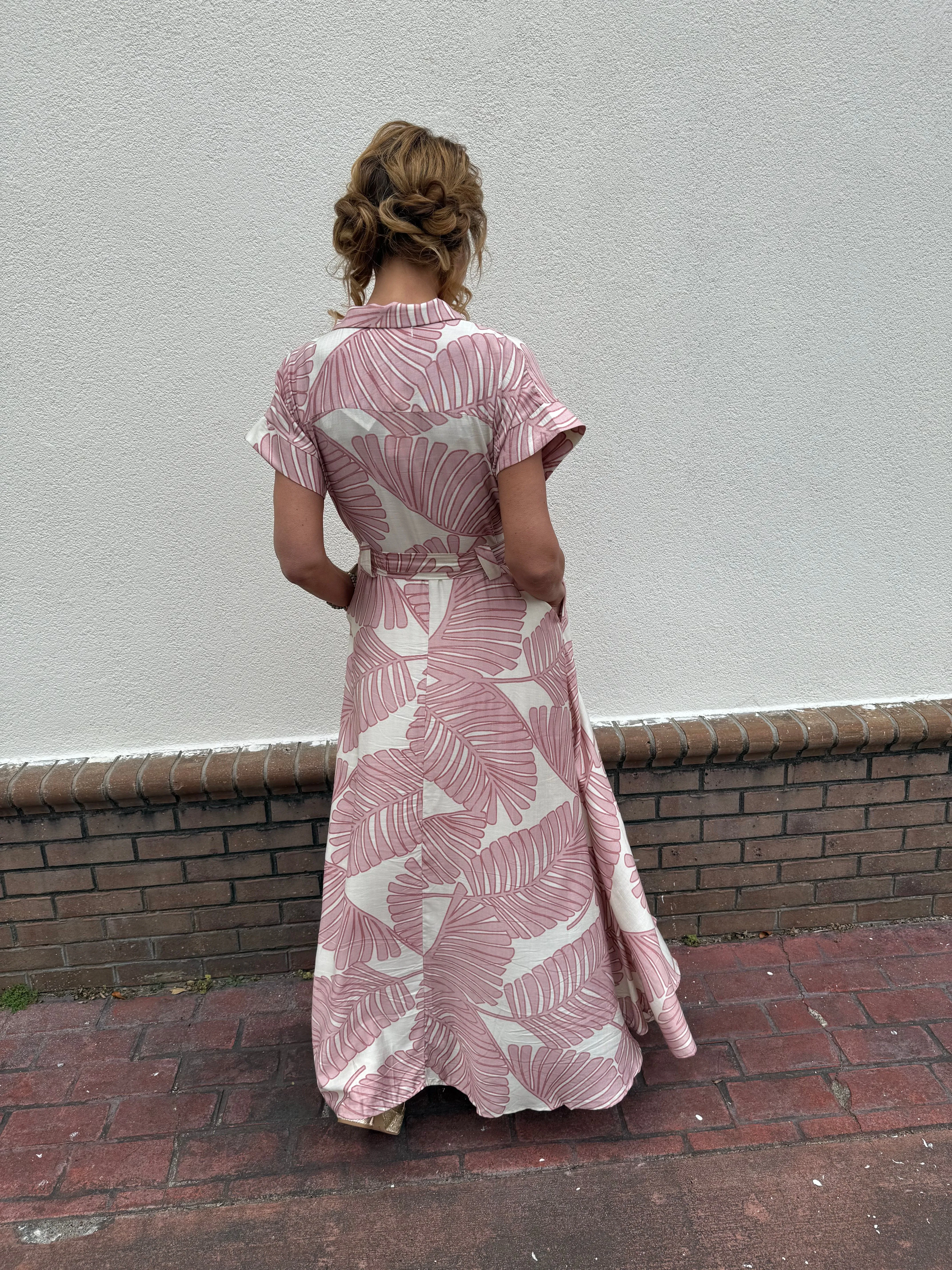 Bali Palm Maxi Dress