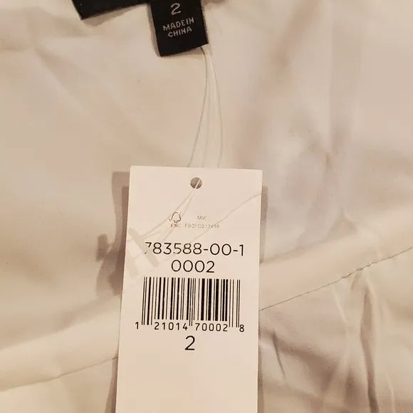 Banana Republic Women White &amp; Blue Maxi Spaguetti Straps Dress Size 2.