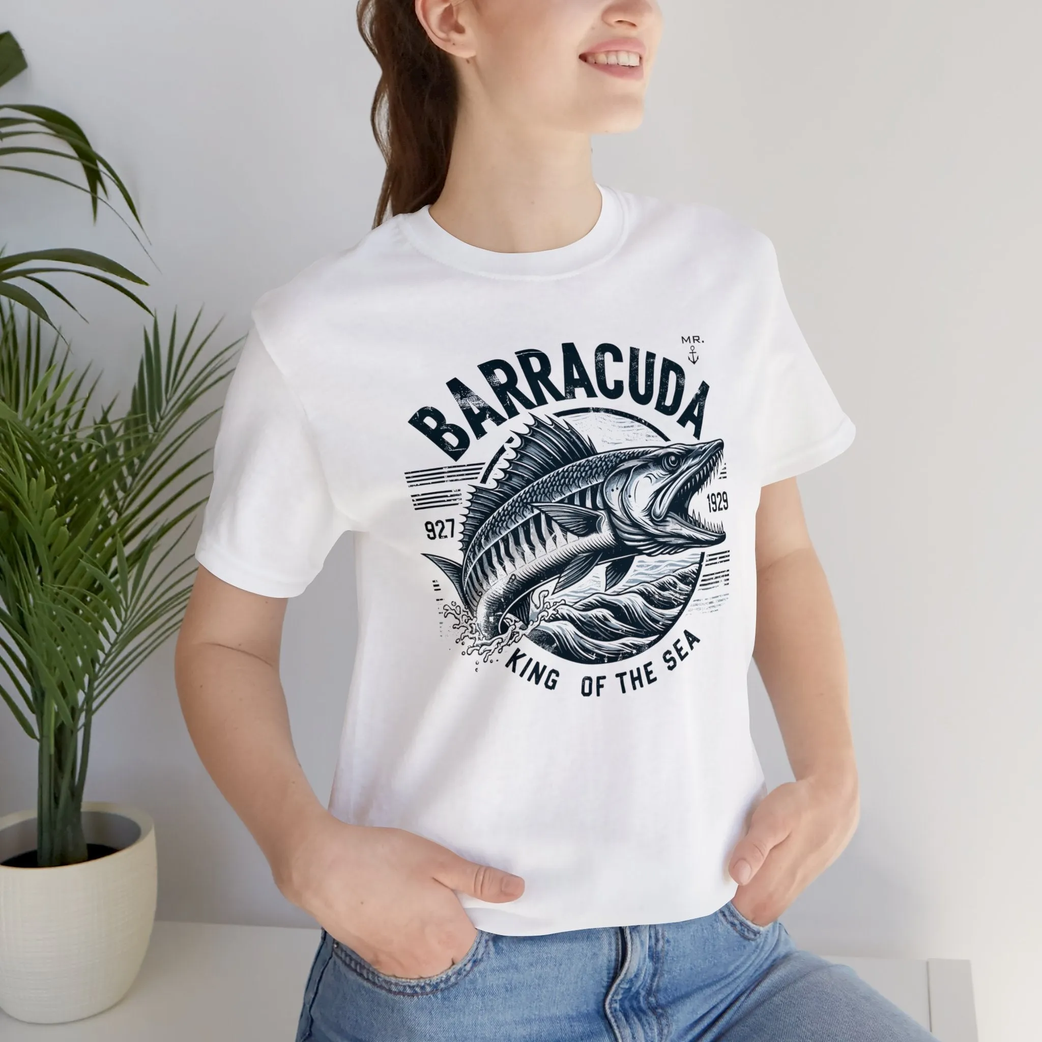 Barracuda King of the Sea Unisex Nautical Premium T-shirt