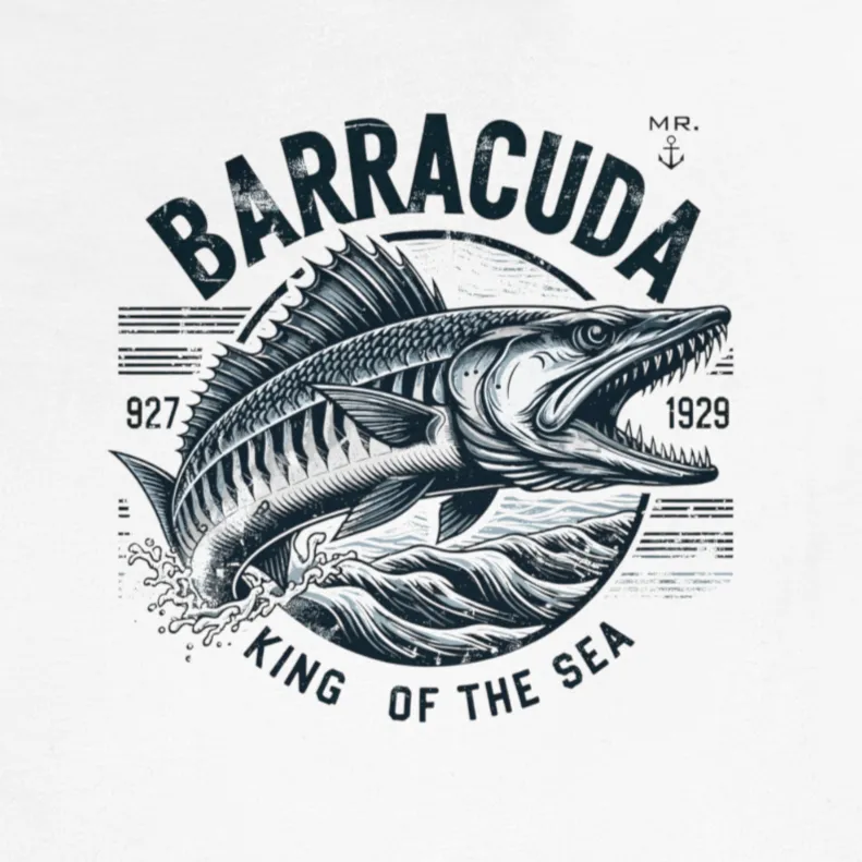 Barracuda King of the Sea Unisex Nautical Premium T-shirt