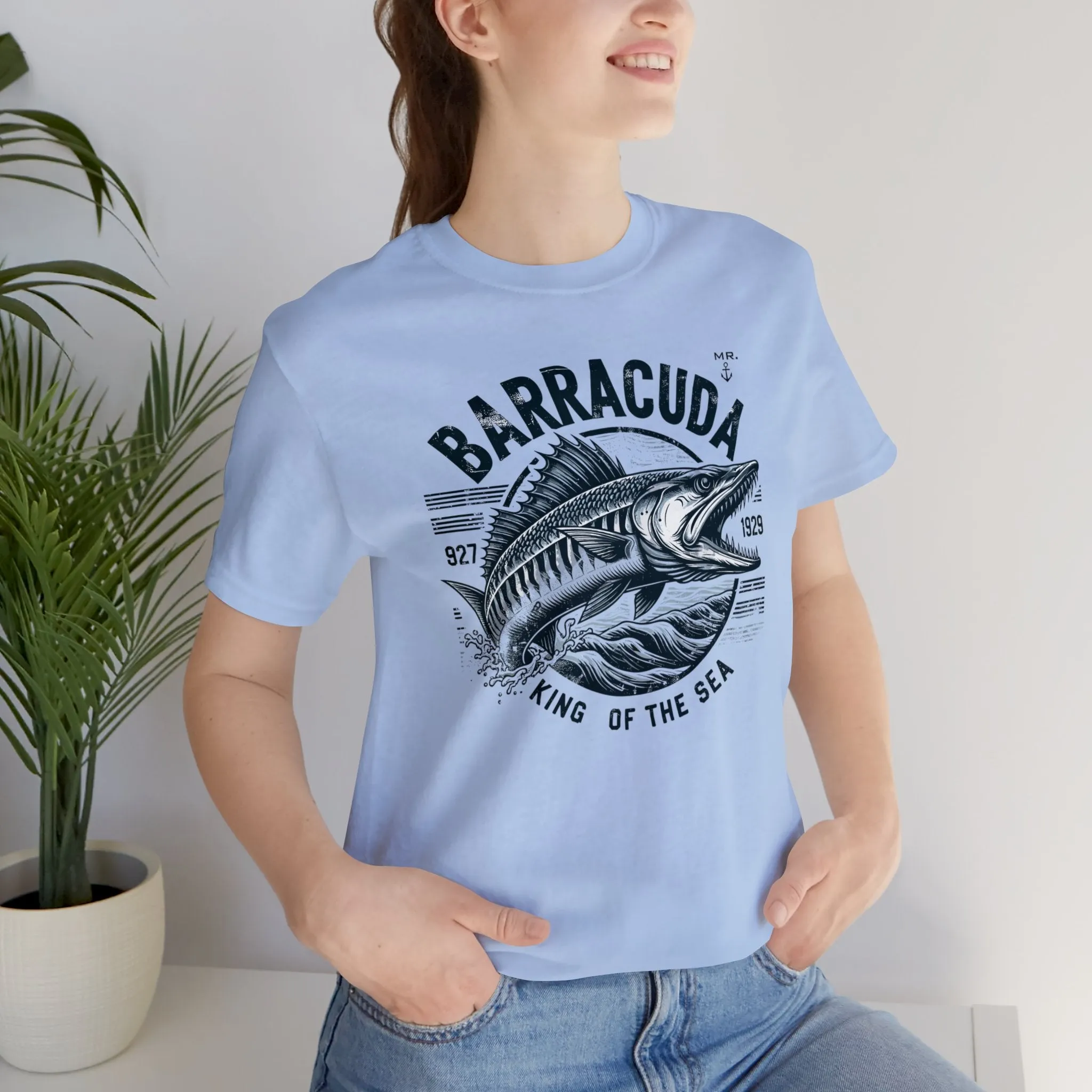 Barracuda King of the Sea Unisex Nautical Premium T-shirt