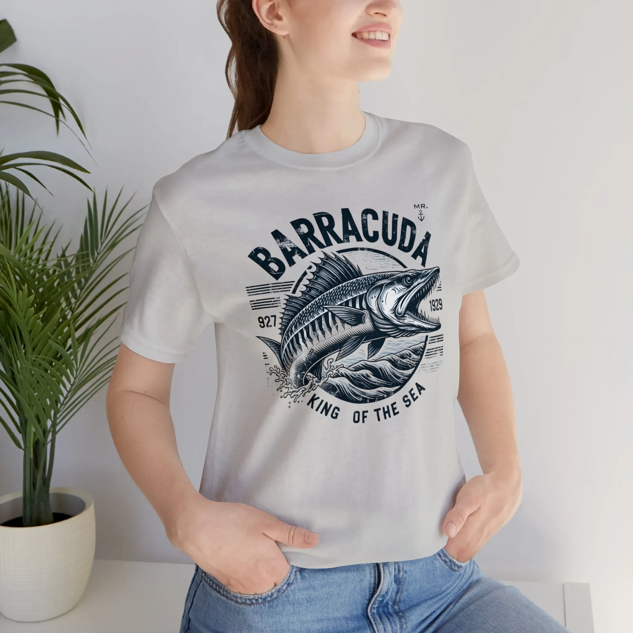 Barracuda King of the Sea Unisex Nautical Premium T-shirt