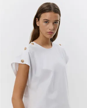 BAYSW T-SHIRT - White gold