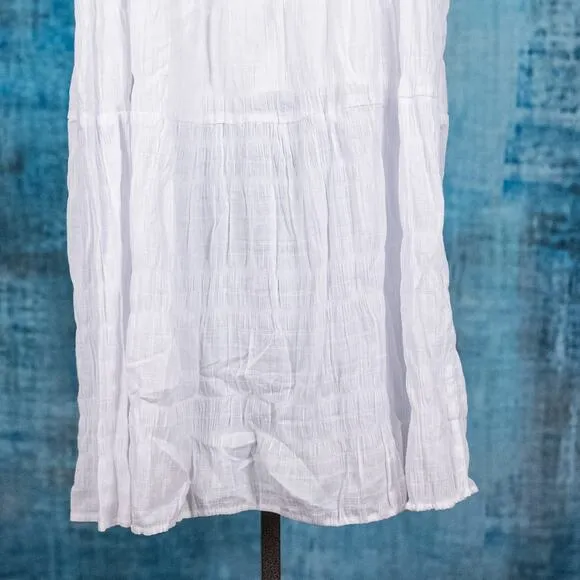 BB Dakota Steve Madden Womens Size SMALL Beach Wedding Flowy Gauzy Maxi Sundress