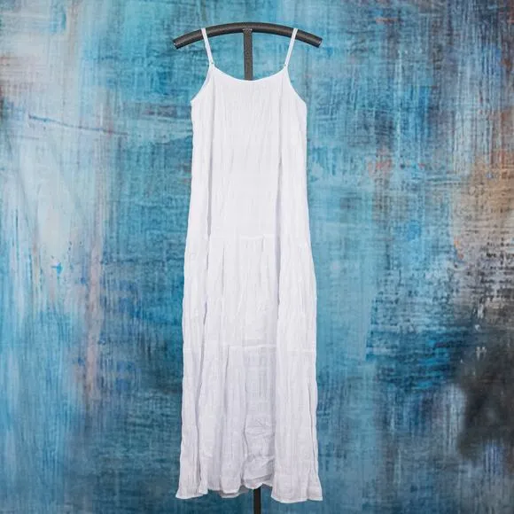BB Dakota Steve Madden Womens Size SMALL Beach Wedding Flowy Gauzy Maxi Sundress