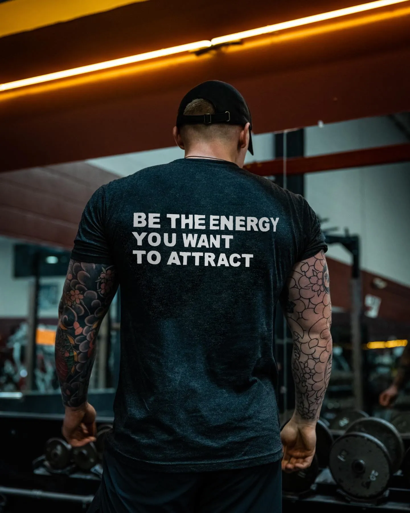 Be The Energy You Want To Attract Printed Men's T-shirt