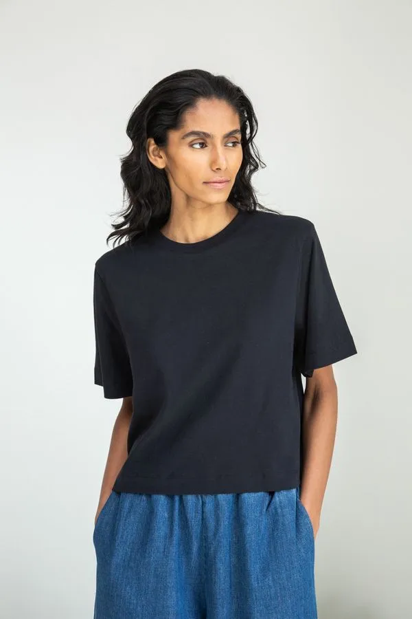 Beaumont Organic  ~  Bay Organic Cotton Top - Black