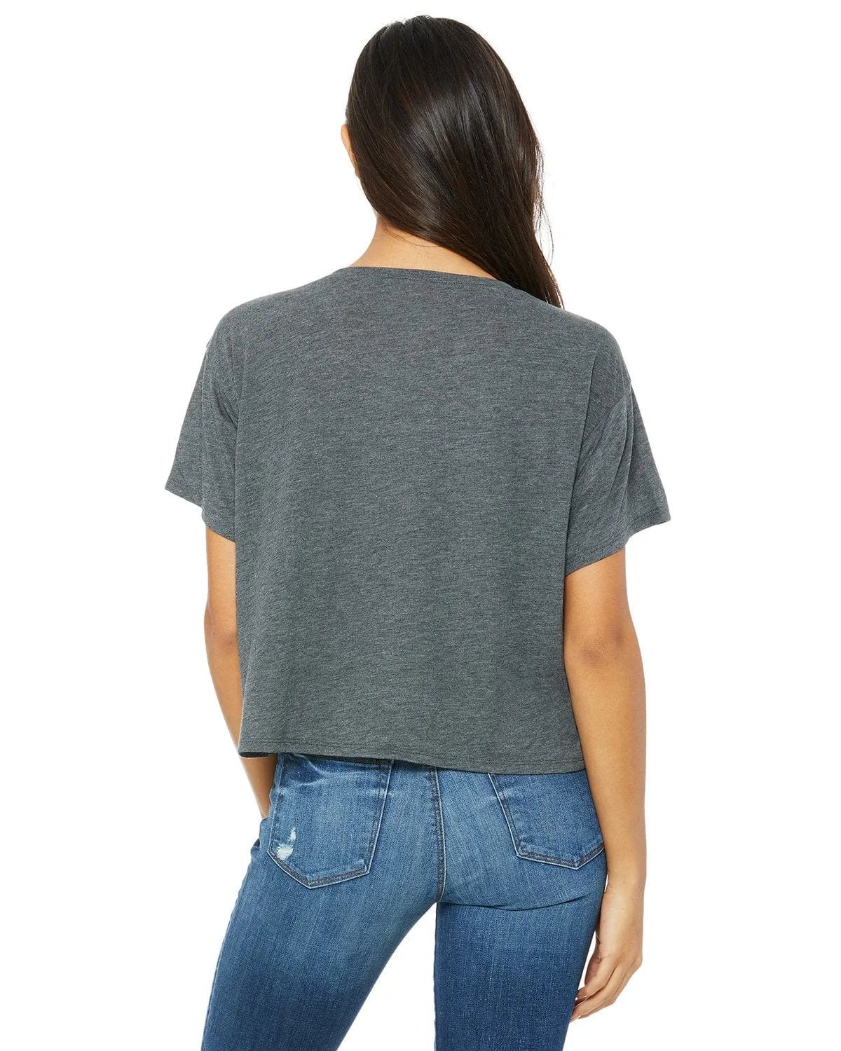 Bella Canvas Ladies Boxy T-Shirt | Drk Grey Heather