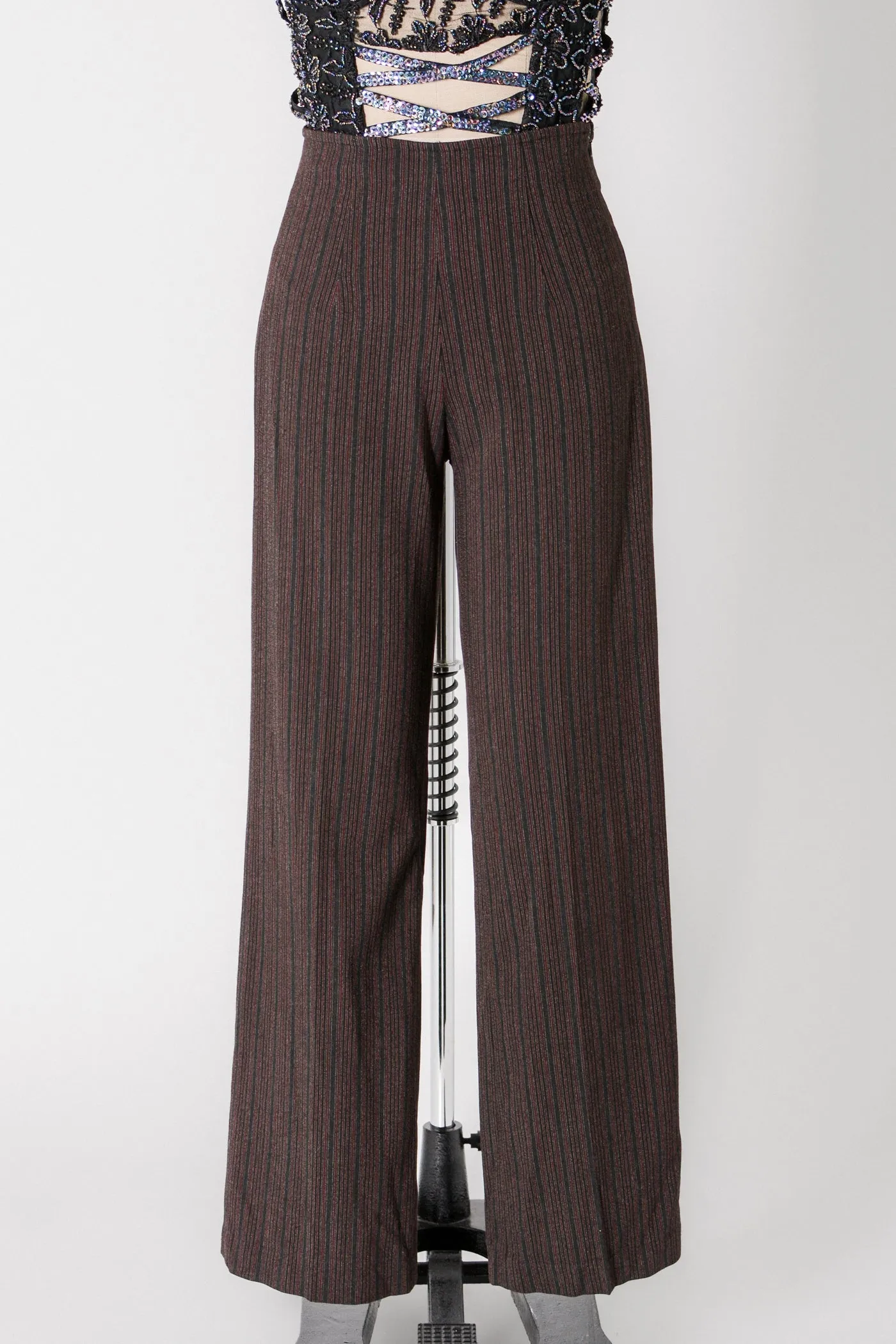 Biba Y2K Dark Pinstripe Pant Suit