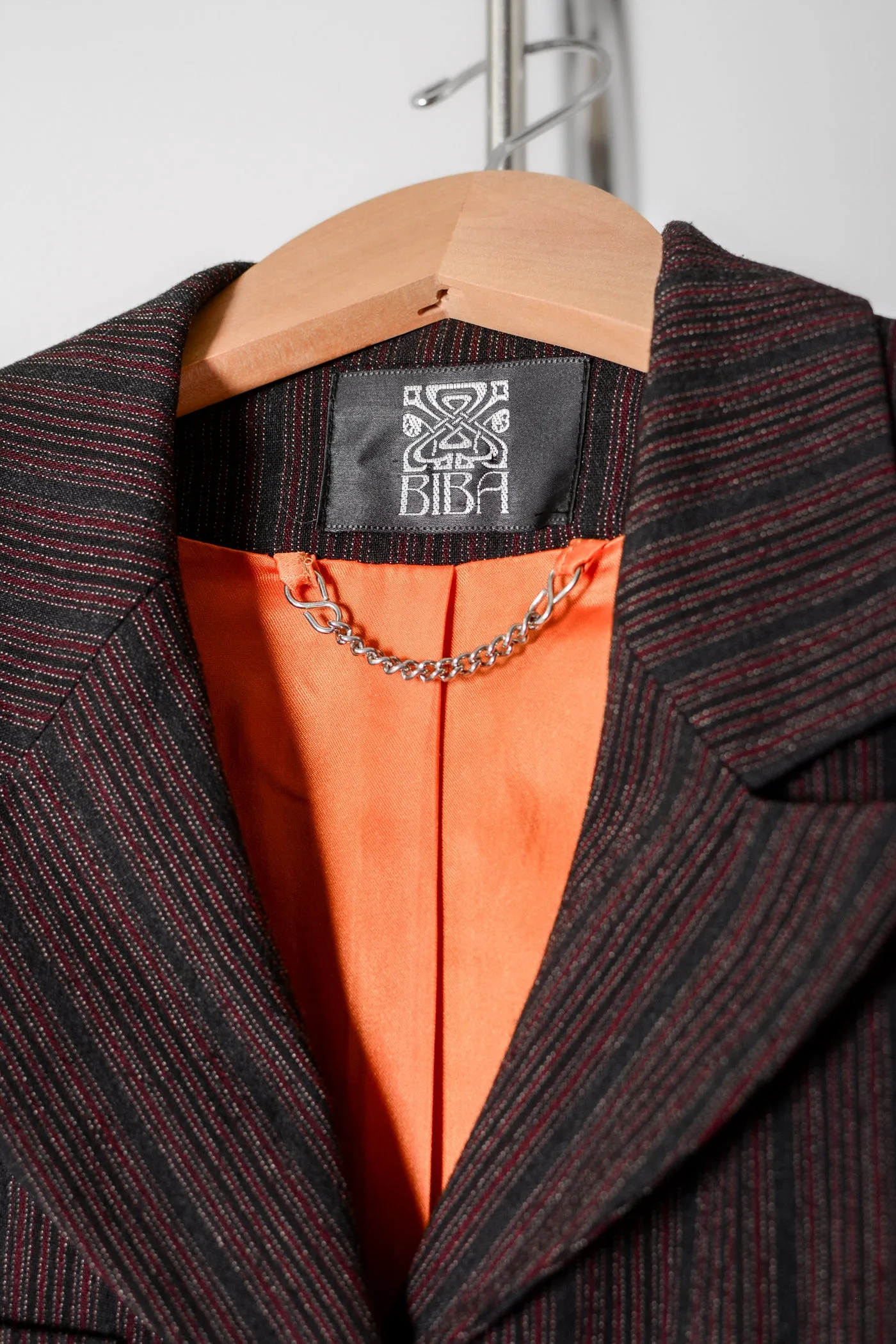Biba Y2K Dark Pinstripe Pant Suit
