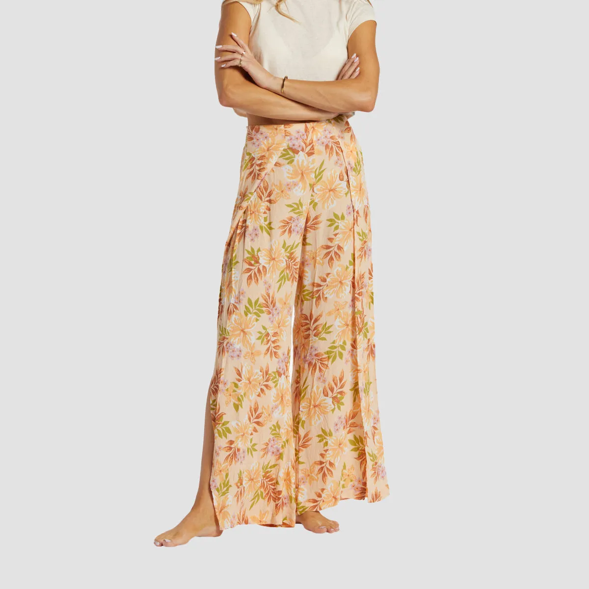 Billabong Split Spirit Beachy Trousers Peach Whip - Womens