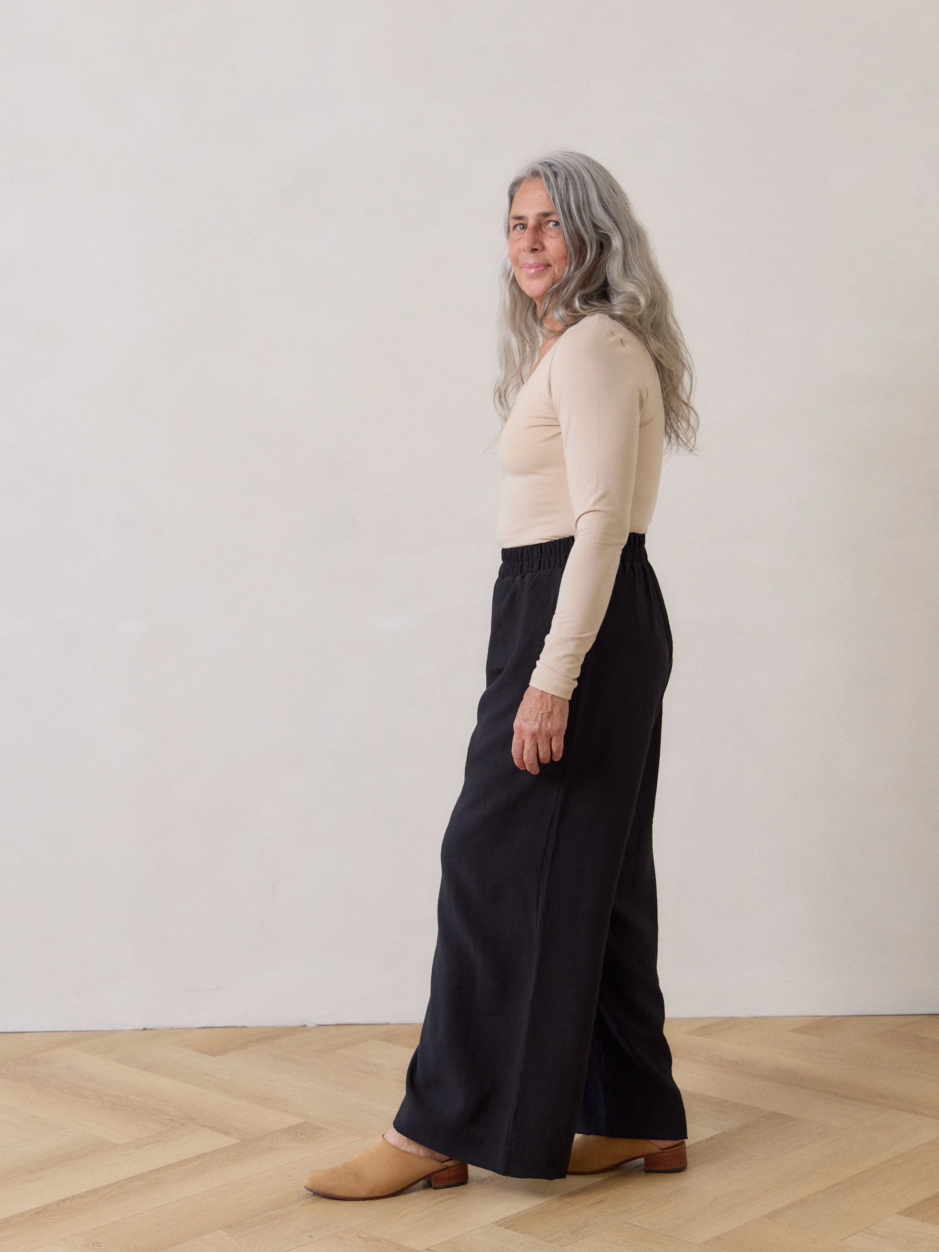 BLACK LORETTA PANT
