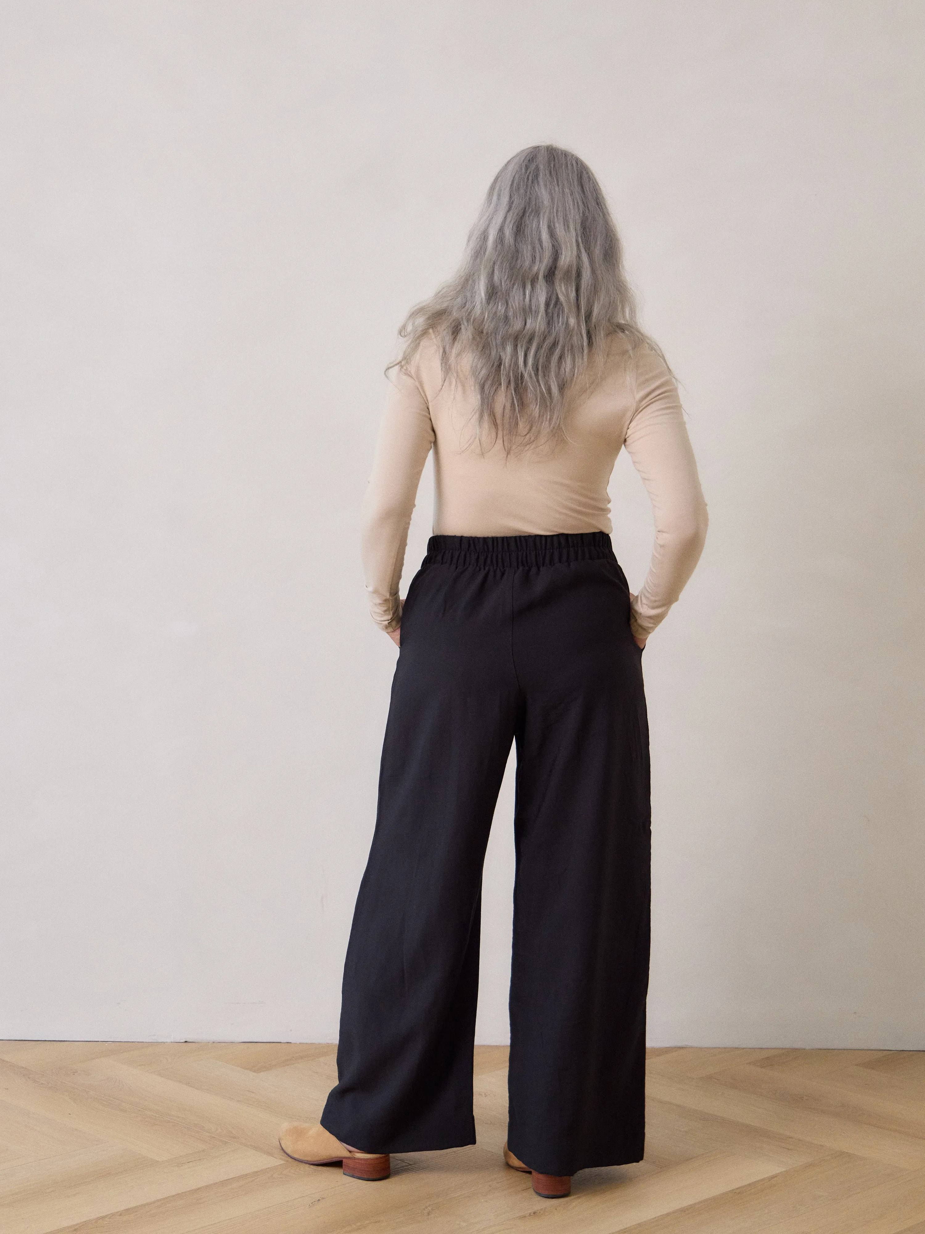 BLACK LORETTA PANT