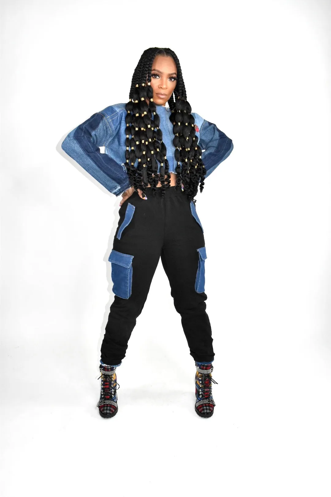 Blaze Denim Pocket Jogger Pants