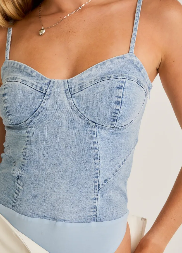Blue Jean Baby Bodysuit