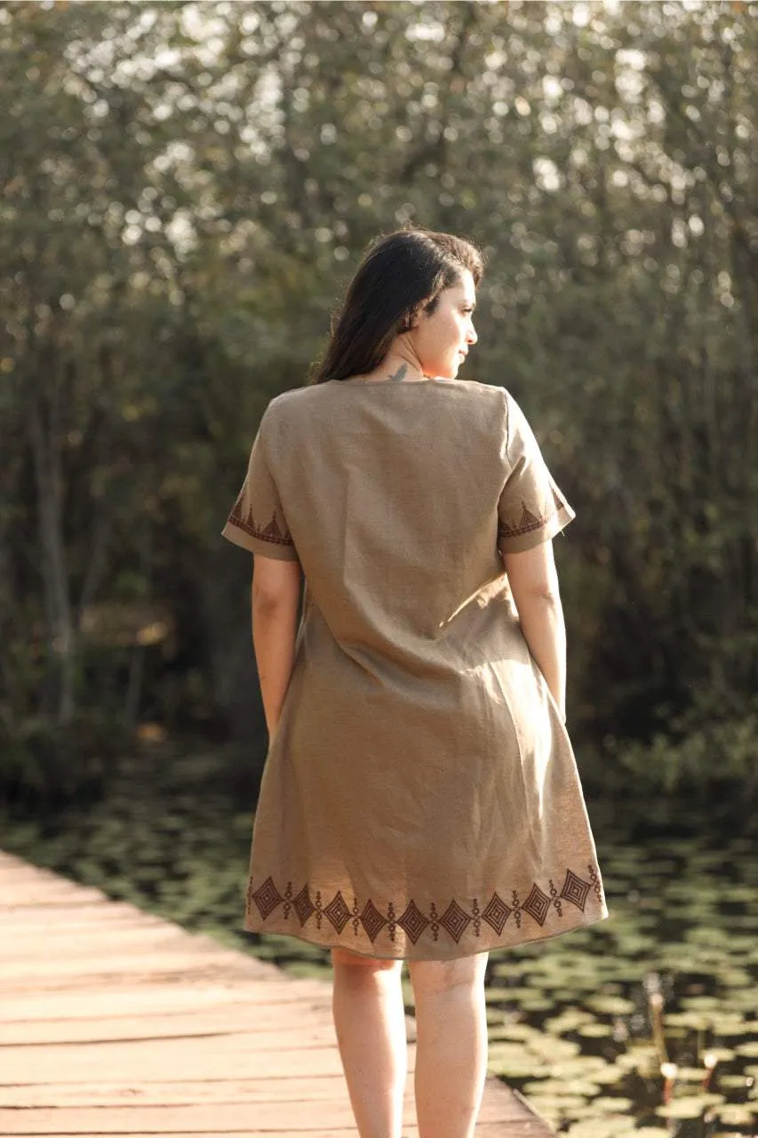 Boheme Solstice Linen Dress