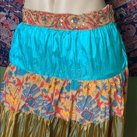 Boho elephant skirt
